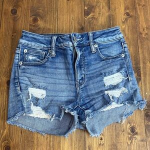 American Eagle Outfitters size 0 hi-rise shortie shorts